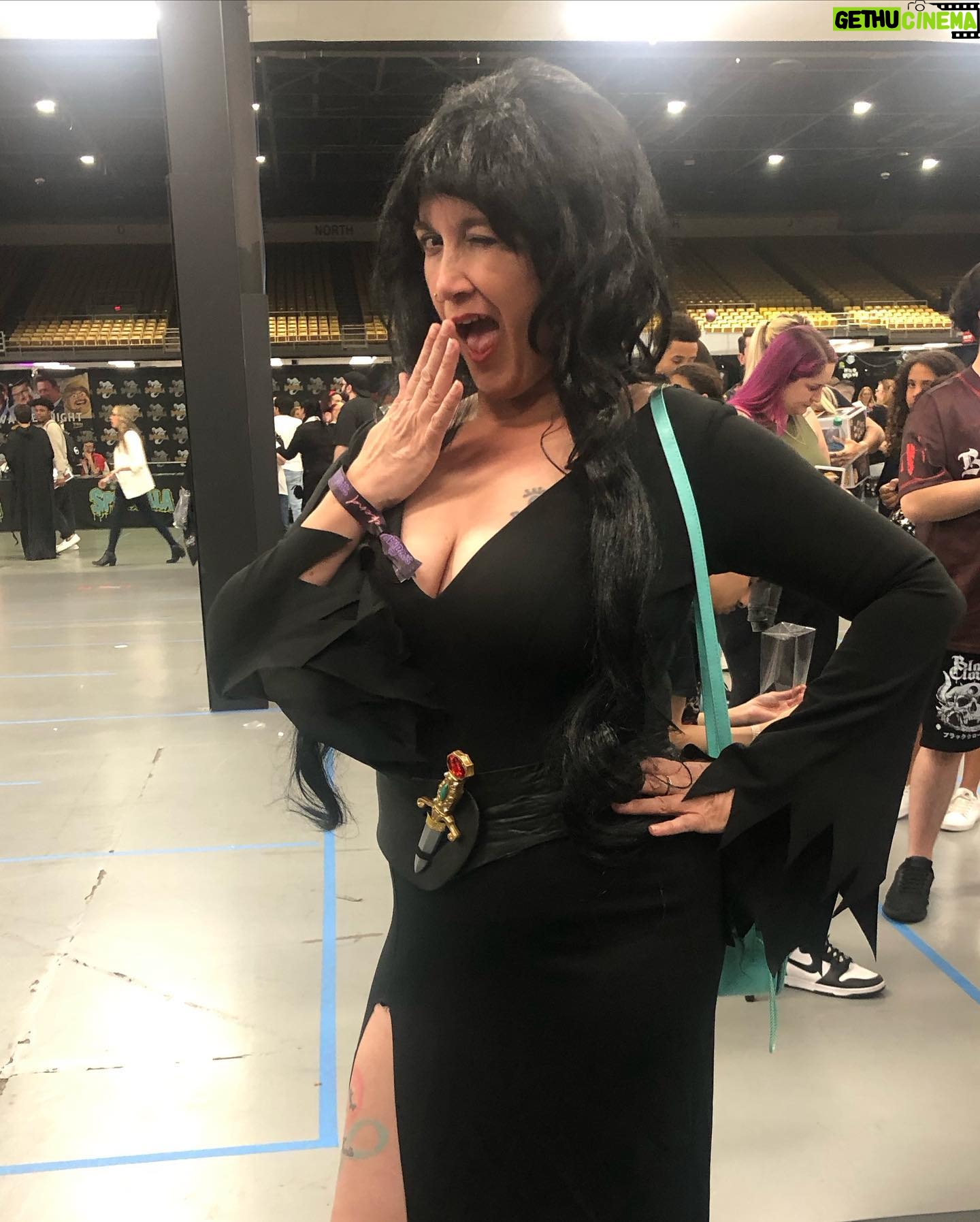 Cassandra Peterson - 43K Likes - So much fun seeing all the Elvira cosplay this weekend @spookalafl 🖤