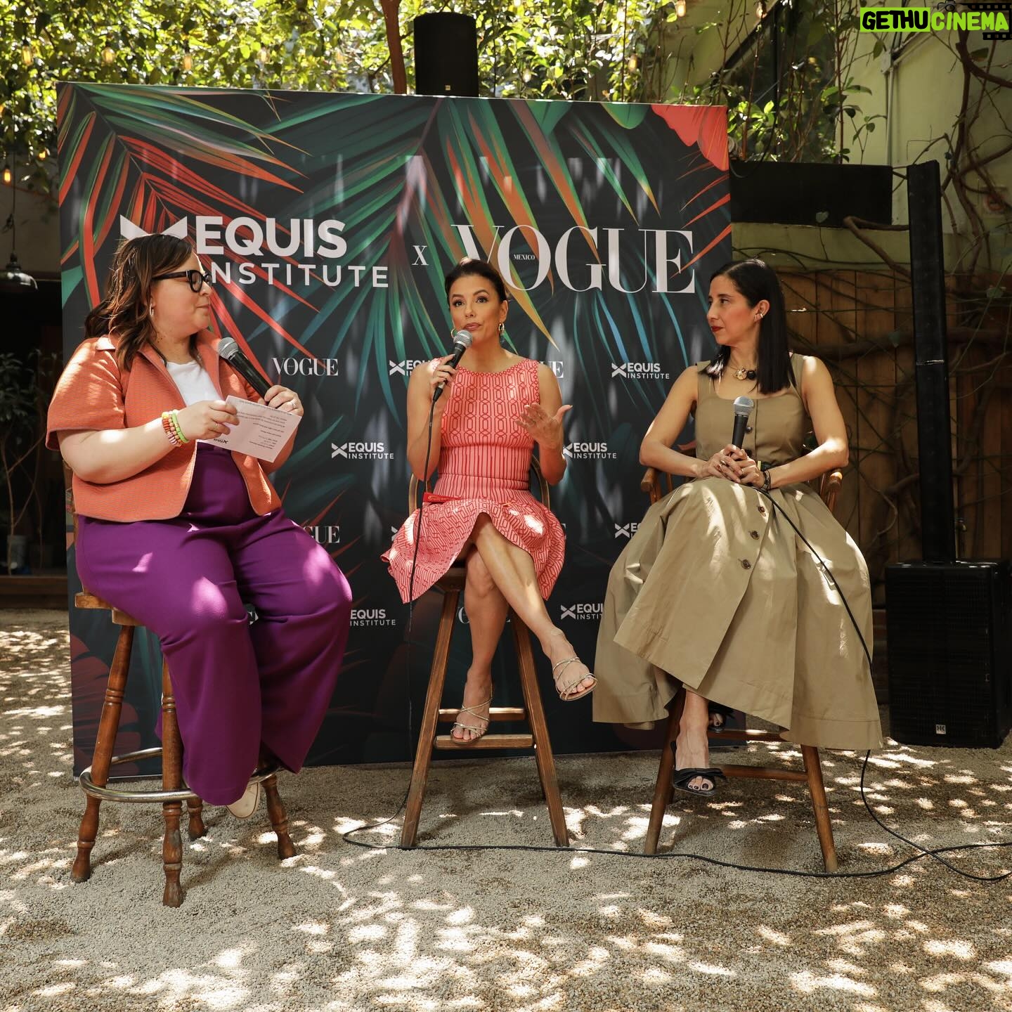 Cassandra Sánchez Navarro Instagram - Gracias @karlamartinezdesalas @evalongoria y @voguemexico por una mañana tan hermosa. Dos mujeres mexicanas que diario trabajan por un mejor futuro para tod@s. Felicidades por iniciativas tan importantes como @equisculture !!! PR @_nonagency @norbertoflo Wearing @steponfashion @neithanherbert