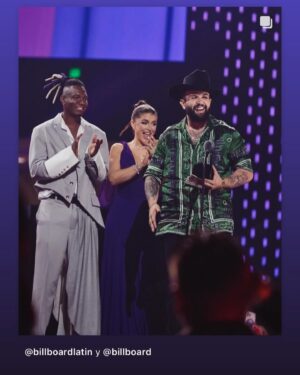 Cassandra Sánchez Navarro Instagram - Had a moment with the incredibly talented @penhasfederico 💜 at the @latinamas