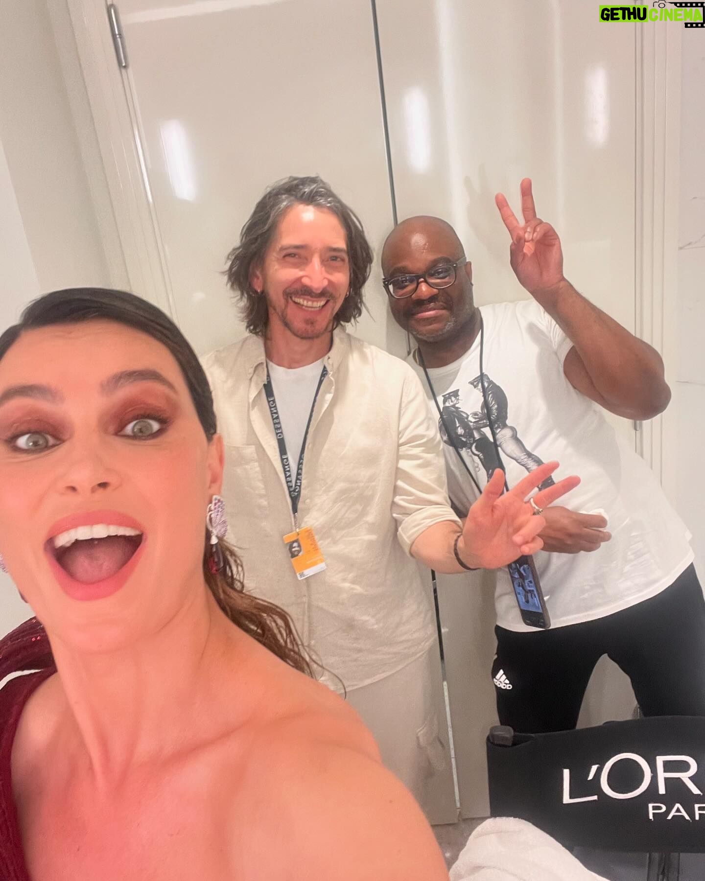 Catrinel Marlon Instagram - Good morning #CannesFilmFestival 🫶,little glam moment from two days a go with @Chopard . Dress: @gauravguptaofficial Hair : @rodolfozubizarreta x @dessangeparis Makeup : @ismaelblancomakeup X @lorealparis 👠: @gianvitorossi Styled by @stylistmikeadler