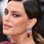 Catrinel Marlon Instagram – Good morning #CannesFilmFestival 🫶,little glam moment from two days a go with @Chopard . 
Dress: @gauravguptaofficial 
Hair :  @rodolfozubizarreta x @dessangeparis 
Makeup : @ismaelblancomakeup X @lorealparis 
👠: @gianvitorossi 
Styled by @stylistmikeadler