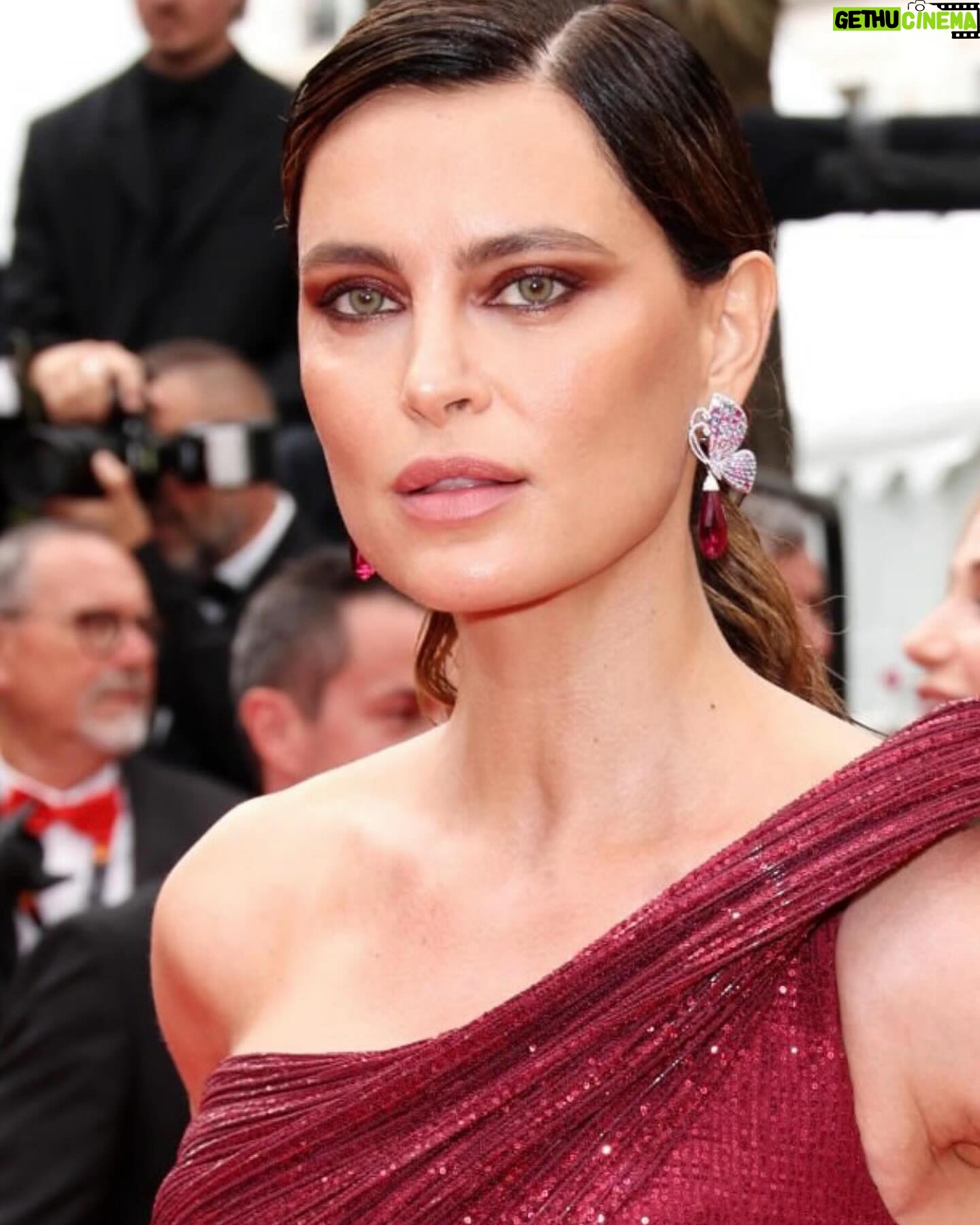 Catrinel Marlon Instagram - Good morning #CannesFilmFestival 🫶,little glam moment from two days a go with @Chopard . Dress: @gauravguptaofficial Hair : @rodolfozubizarreta x @dessangeparis Makeup : @ismaelblancomakeup X @lorealparis 👠: @gianvitorossi Styled by @stylistmikeadler