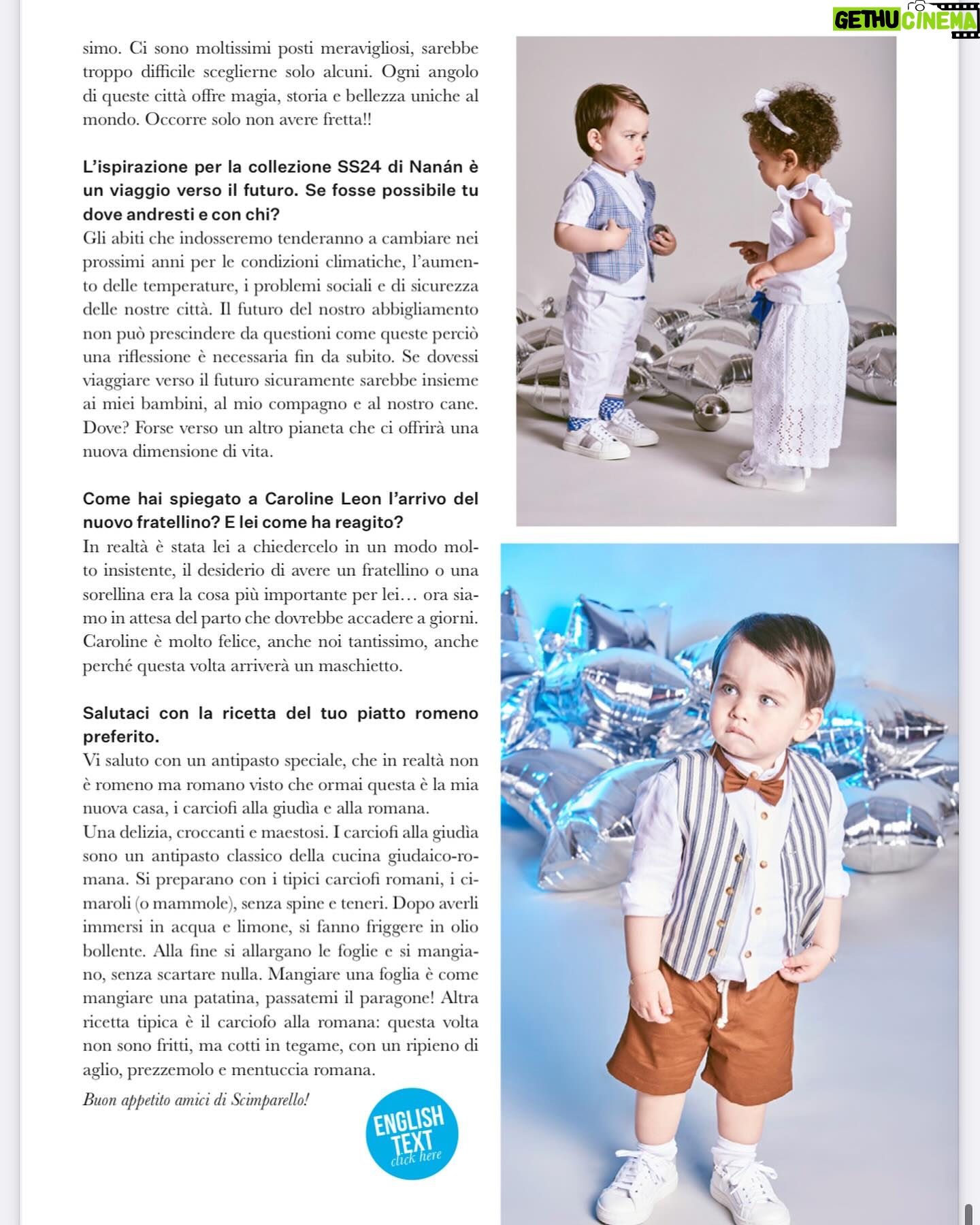 Catrinel Marlon Instagram - I love my job and I love children and their world ! Between cinema & fashion @scimparello_magazine 🧸 @nananofficial #creativedirector #catrinelmarlon #nanan #kidsworld #fashionbrand