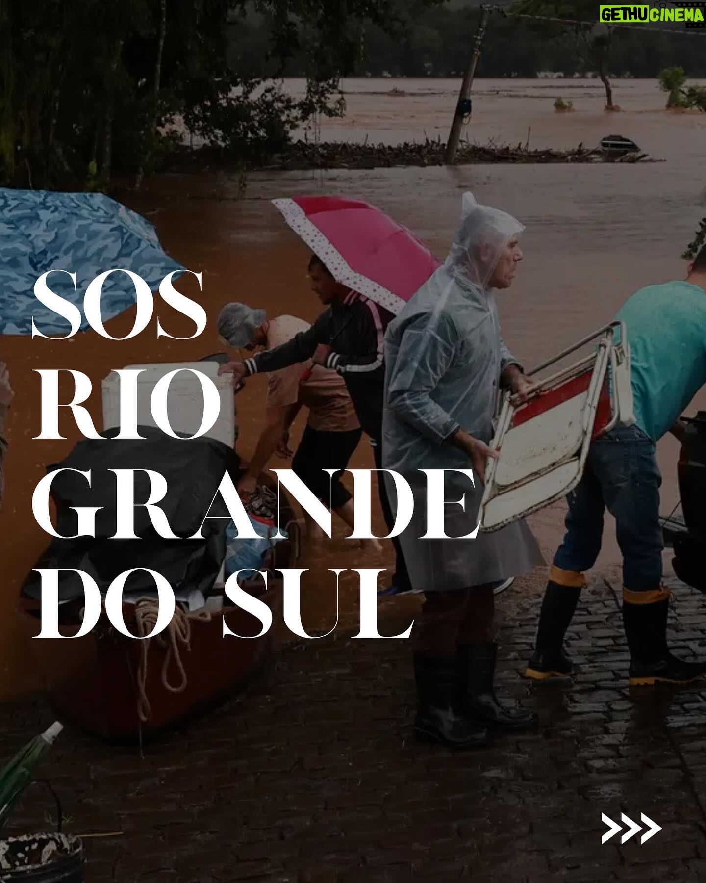 Cauã Reymond Instagram - O Rio Grande do Sul precisa de nossa ajuda. Se cada um fizer um pouco, vira muito. 👉🏼 Ascendendo Mentes e Gerando Falcões: @ascendendomentes é a regional Sul da ONG @gerandofalcoes, está ajudando pessoas afetadas pelas enchentes. Você pode ajudar pelo pix: CNPJ: 39.974.512.0001-94 👉🏼 CUFA: @cufabrasil @cufars Para quem for do Rio de Janeiro pode doar alimentos não perecíveis, produtos de limpeza e higiene pessoal, água, roupas, calçados, cobertores e muito mais na Sede da CUFA - Madureira, RJ ou pelo pelo pix: doacoes@cufa.org.br. 👉🏼 Através dos Correios vocês podem doar alimentos da cesta básica, água mineral, produtos de limpeza, higiene pessoal e ração pra animais nos estados de São Paulo, Rio de Janeiro, Minas Gerais, Santa Catarina, Paraná, Distrito Federal e todos os estados do Nordeste, além de parte das unidades do Rio Grande do Sul. A logística será feita de forma gratuita. Outros estados estão sendo incluídos, mais informações em @correiosoficial. #SOSRioGrandeDoSul