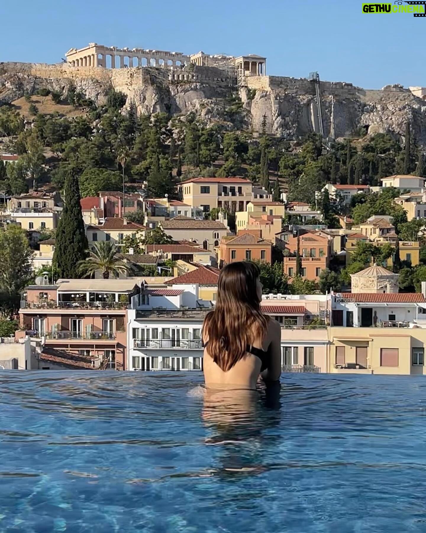 Caylee Cowan Instagram - The best views in all of Athens @thedolliacropolis