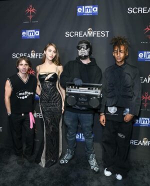Caylee Cowan Instagram - Celebrating the premiere of @divinitythefilm directed by @eddiealcazar and produced by #stevensoderbergh on the opening night of @screamfestla ! When Eddie called me up to ask me to play a part in his movie, I simply couldn’t say no. Especially when I found out it would be shot entirely on black and white film. Watch Divinity in theaters November 3rd! 🖤 #divinty #screamfest