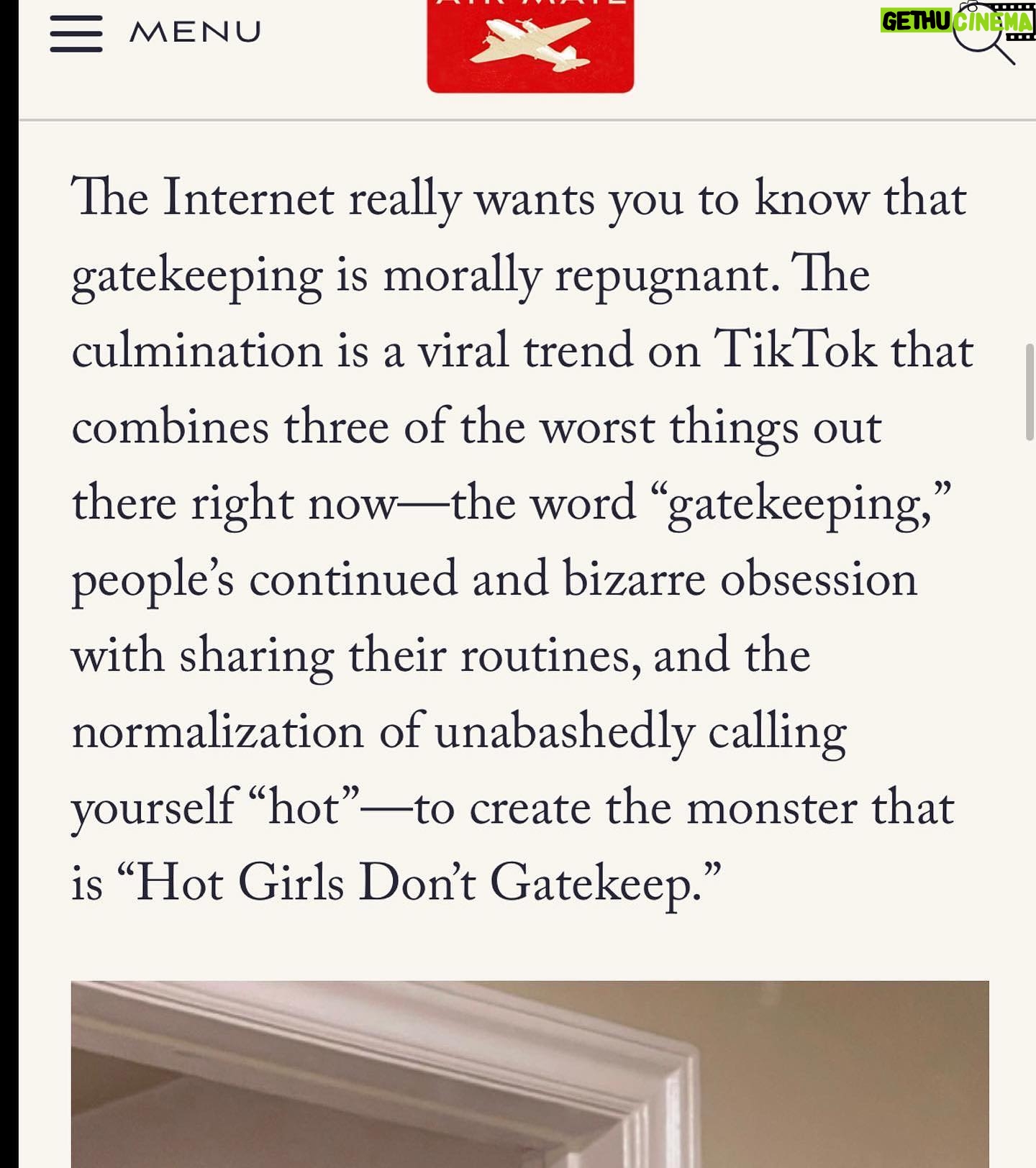 Cazzie David Instagram - Another in depth analysis of a trend no one has probably even seen but me @airmailweekly