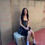 Cazzie David Instagram – waiting for my mom to pick me up from school