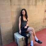 Cazzie David Instagram – waiting for my mom to pick me up from school