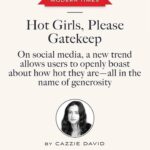Cazzie David Instagram – Another in depth analysis of a trend no one has probably even seen but me @airmailweekly