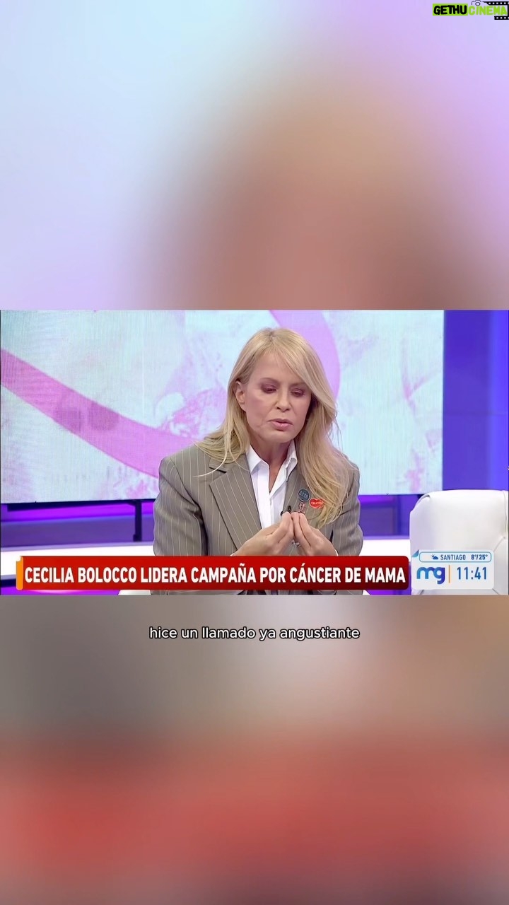 Cecilia Bolocco Instagram - #NOSOTROSCARE | ¡Fuimos a al matinal de Mega “Mucho Gusto”! Les compartimos lo que fue la entrevista a nuestra presidenta, @ceciliabolocco, el pasado miércoles. En la instancia recalcó la importancia de tomar medidas urgentes para paliar la situación dramática de listas de espera oncológicas. Hizo énfasis en su petición a los parlamentarios, donde se incluya una glosa específica en el presupuesto del Minsal, para salvar a los pacientes oncológicos que están esperando su tratamiento. Agradecemos a todos quienes nos acompañaron este mes de concientización del cáncer de mama y a @bcc_chile por la gran campaña que realizamos en conjunto. Seguiremos trabajando día a día para cambiar la realidad del cáncer en nuestro país. 🩷 ¡Revive la gran jornada haciendo click en el video! 👆