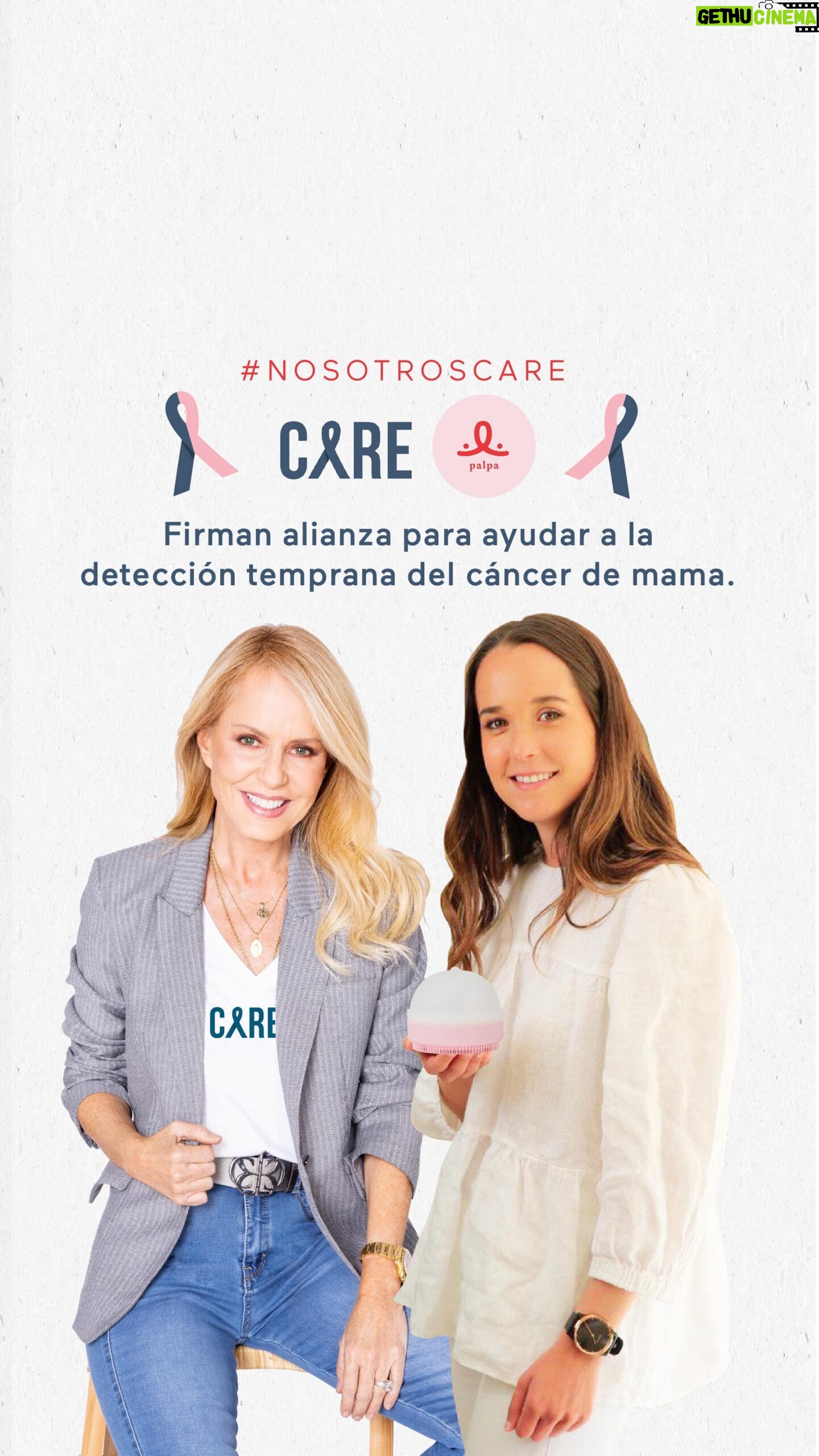 Cecilia Bolocco Instagram - #NOSOTROSCARE | ¡La comunidad CARE no para de crecer! Hoy estamos emocionados porque un nuevo aliado se nos une: Palpa @thepalpacompany Palpa viene a convertir el autoexamen de mamas en un hábito. Han desarrollado un dispositivo que sirve para entrenar la técnica de la autoexploración mamaria en la ducha. Esto permite a las mujeres aprender a identificar anomalías, entendiendo la sensación de la dureza de un tumor, que es fijo y no se mueve. Nos unimos a Palpa porque, al igual que nosotros, están comprometidos con la detección temprana del cáncer de mama. Por eso, estamos felices de poder ayudarles con nuestra profesionalidad, experiencia y equipo médico, para brindar apoyo a mujeres que utilicen este dispositivo y realizar acciones en beneficio de quienes tienen sospecha o un diagnóstico de cáncer. Si al realizar tu autoexamen sientes una anomalía, escríbenos a contacto@fundacioncare.cl para que nuestro equipo médico pueda orientarte prolijamente💙