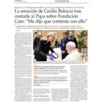 Cecilia Bolocco Instagram – #ACCIONESCARE | ¡Nuestra presidenta se reunió con el Papa Francisco! Hoy en la entrevista que dio a El Mercurio, profundizó sobre el encuentro que sostuvo junto al Papa, en el marco del VII Seminario de Ética en el Gerenciamiento de la Salud en El Vaticano.

Nuestra presidenta @ceciliabolocco tuvo un momento para hablar directamente con él, y fue ahí cuando le contó nuestro objetivo, lograr que todos los pacientes oncológicos accedan a un pronto diagnóstico y a los mejores tratamientos disponibles en el mundo. En ese momento, el Sumo Pontífice le respondió: “Yo lo sé, continúe con ello”.

👀 Lee la entrevista completa de El Mercurio y revive los grandes momentos en nuestra web (link en la bio) 👆