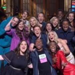 Cecily Strong Instagram - Very very very lucky and grateful to get to work with these brilliant wonderful people. Thank you to the Academy for all these wonderful nominations. Including AIDY AND KENAN GETTING DOUBLE NOMINATIONS WHOAH WHOAH WHOAH EXCUSE ME?!?! BOWEN MAKING HISTORY (as uszh) AS THE FIRST FEATURED PLAYER TO BE NOMINATED. YES ICEBERG!!! KATE GETTING NOMINATED FOR HER SEVENTH YEAR IN A ROW I THINK WHICH IS LIKE- HAS ANYONE EVER DONE THAT?!? QUERN!!!! I loved being with these people for so many years, but last year especially. Watching Heidi and Ego truly dominate the writers table every week and write and perform some of the greatest bits on snl! Watching Andrew, Lauren, and Punkie figure out a very confusing job during a very confusing time. Standing with my friends at that last show in front of an audience who came in and stood up for the entire beginning because they knew how much it meant to have an audience and so they said “well we will be the best audience you’ve ever seen in your whole life”. Laughing in the hallway with Beck and Kyle and Fran after the show and maybe that was secretly my favorite part of the week because holy shit they are so funny. The best after party when you can’t have an after party. Watching Chris and Pete make some of the greatest music videos we’ve ever done, somehow! Watching Alex effortlessly slide into playing Biden like it wasn’t such a huge fucking undertaking and under the biggest microscope. Having a coworker like Mikey Day, one of the most prolific and funniest writers and performers on the show ever, who also lets you fully crash into him and roll over his body in a deflating rubber ball. Watching Chloe kill her first big cold open and then doing it again a couple weeks later! Getting to play at an update desk with two old pals who’ve made that desk somehow the most joyful playhouse in the building. And of course, getting to hear Melissa sing Dolly and share her big heart and big smile and big fake titties with the world. Last year was a freaking honor, truly. ❤️❤️❤️