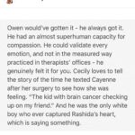 Cecily Strong Instagram - Sharing my cousin @takemetoyourleda ‘s beautiful words about our dude on International Owen Day. I love you, Leda. I love you, Owen. 🌼🌼🌼