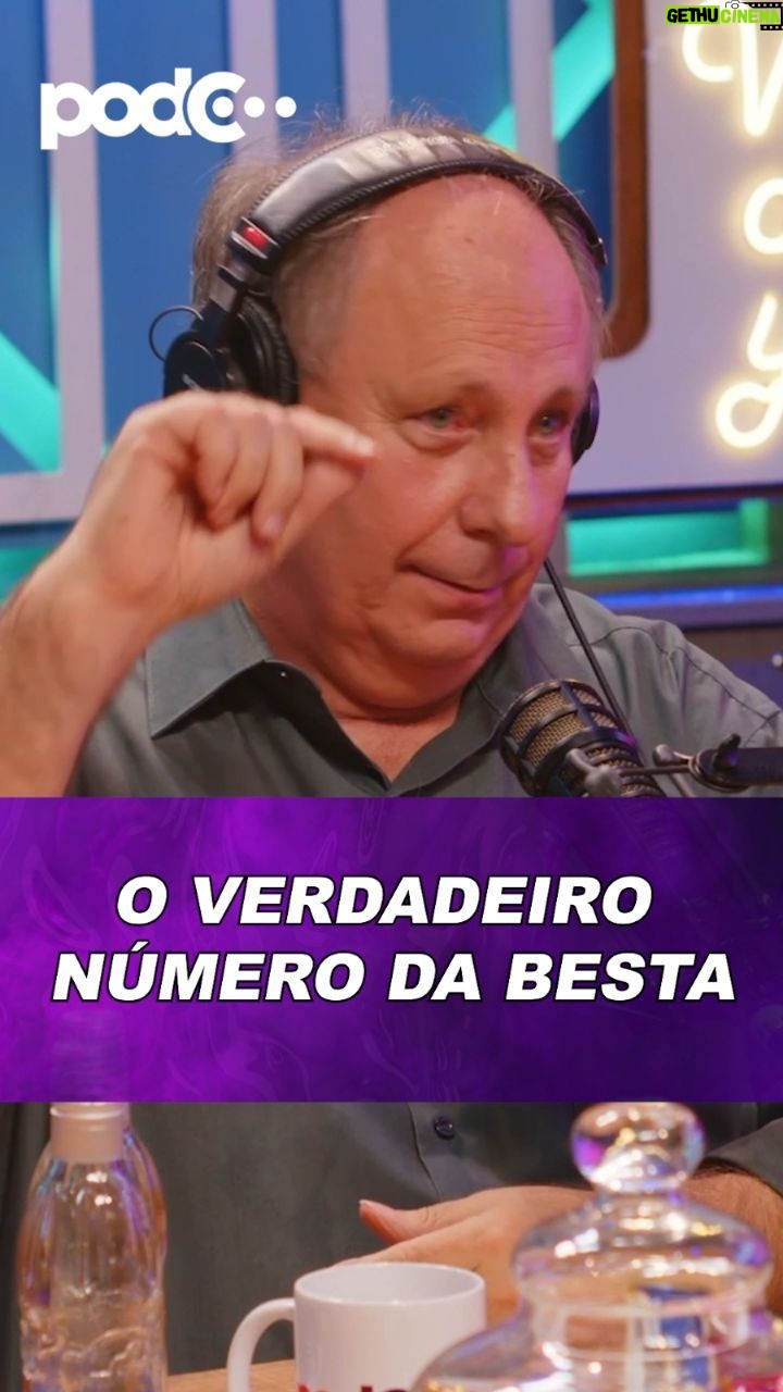 Celso Portiolli Instagram - A verdade sobre o número 666. Assista completo no canal do PodC no Youtube. Link na bio.