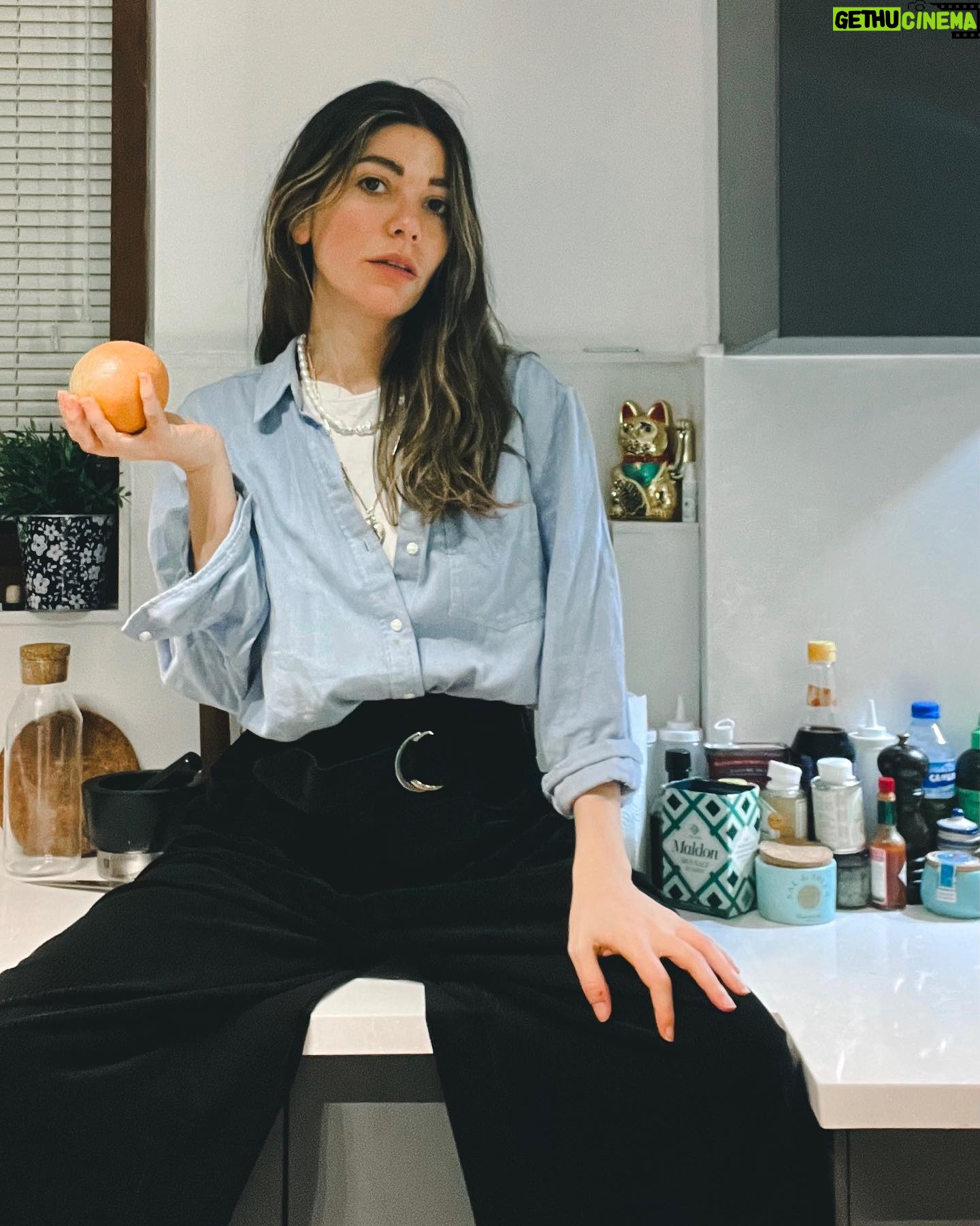 Ceren Moray Instagram - Bunu buraya basıp, kuru patlıcan dolduracağım; daha böyle neler neler ya 😬