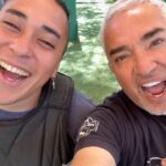 Cesar Millan Instagram - Happy Sunday Surrender with my son @andremillanofficial Happiness, Health, Love, Creativity ❤️ #betterhumansbetterplanet