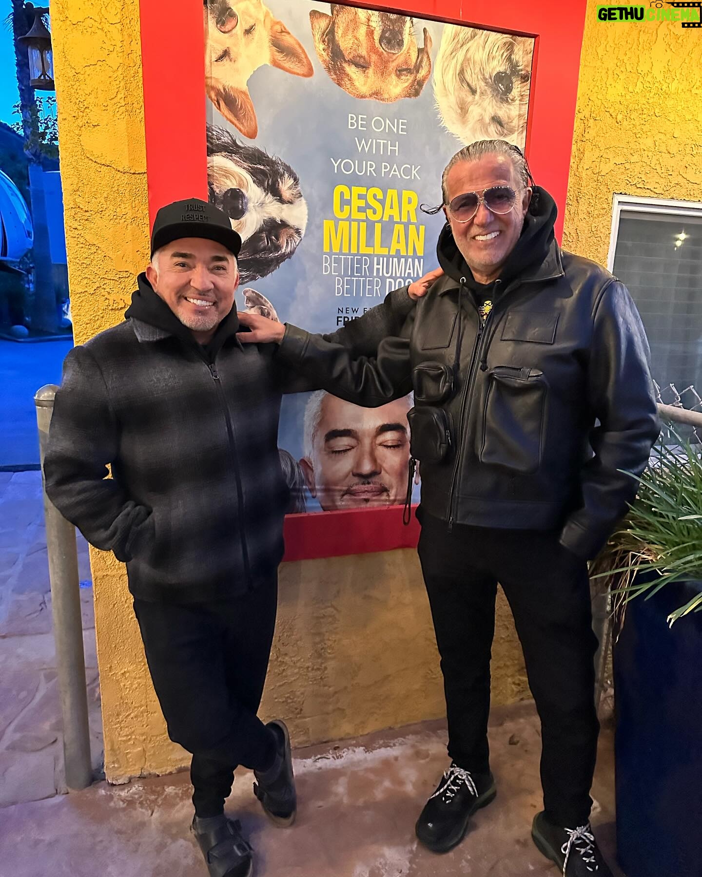 Cesar Millan - 160.6K Likes - Thank you for my friends Ernesto @ernestozazueta & Cesar Millan @cesarsway for a beautiful family barbecue at his ranch this past Sunday. Blessed to have such good & real Friends