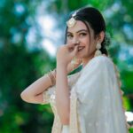 Chaithania Prakash Instagram - 🤍✨ Pc: @mojo_click Mua & hair: @karthika.nitheesh Wearing: @blackgold_designingstudio Jewellery: @orangebeautycollection2022