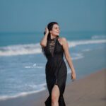 Chaithania Prakash Instagram - 🖤 Pc: @ameensabil Wearing: @santinni.in