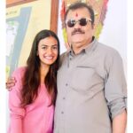 Chaithania Prakash Instagram - Once a superstar, always a superstar. I grew up watching him perform epically in movies like ‘Kaliyattam,’ ‘Pathram,’ ‘Thenkasipattanam,’ ‘Lelam,’ and many more awesome movies. I feel truly blessed to be a part of GARUDAN with him and to have had the opportunity to travel with him for a few days during theatre visits. The care, the words, the way he faced all the difficulties during those days – everything will be in my memory forever 🤍 To all my audience, He is truly a gem of a person. Those who met him in person and spent time with him know what an amazing human he is ❤️ Thank you so much, @sureshgopi sir, for everything. ‘God gives his toughest battles to his strongest soldiers.’ ❤️