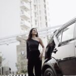 Chaithania Prakash Instagram - In my all black attire, I’m bringing the toughness of the Tough Urban Ignis to life. Get ready to make your mark with NEXA’s upcoming contest. Join the #MakeaBlackStatement contest and get a chance to win fabulous prizes. #NEXABlack #NEXABlackEdition @nexaexperience #NEXA #NEXAExperience #CreateInspire #BlackEdition #Black #DazzleInBlack