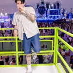 Chanagun Arpornsutinan Instagram - สงกรานต์ทั้งทีจะมีคู่ไหนเหมาะเท่าคู่นี้😆💦 @crocsth #crocs #crosth #CrocsTH #S2O2024 #S2Ofestival #musicfestival