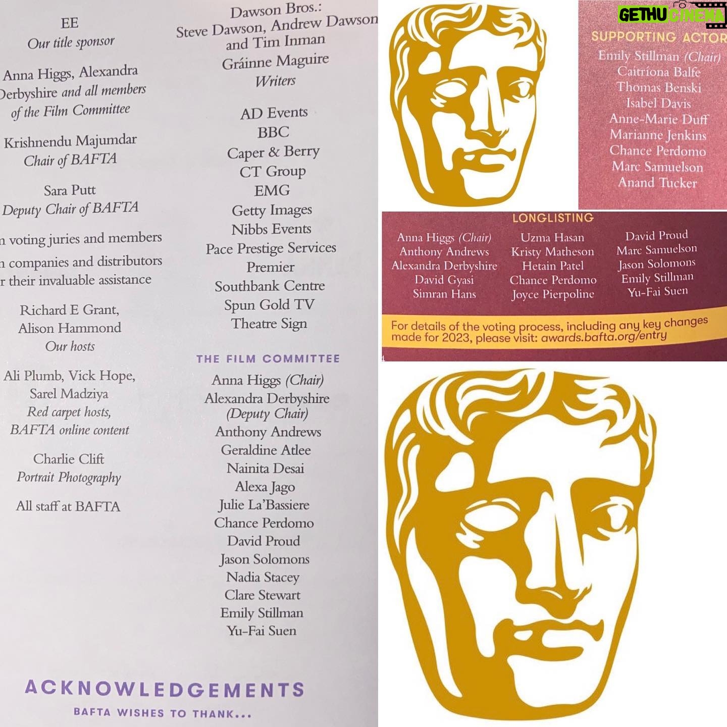 Chance Perdomo Instagram - New Tux, New Year, New Venue. An outstanding turnout to @bafta 2023. Ushering in this new year with pride. Proud Committee Member. Proud Jury Member. Proud Brit. π¬π§ Amen to that. @richard.e.grant @alisonhammond55 Yβall killed it.π₯ Thank you all for tuning in. π See you soon. π₯