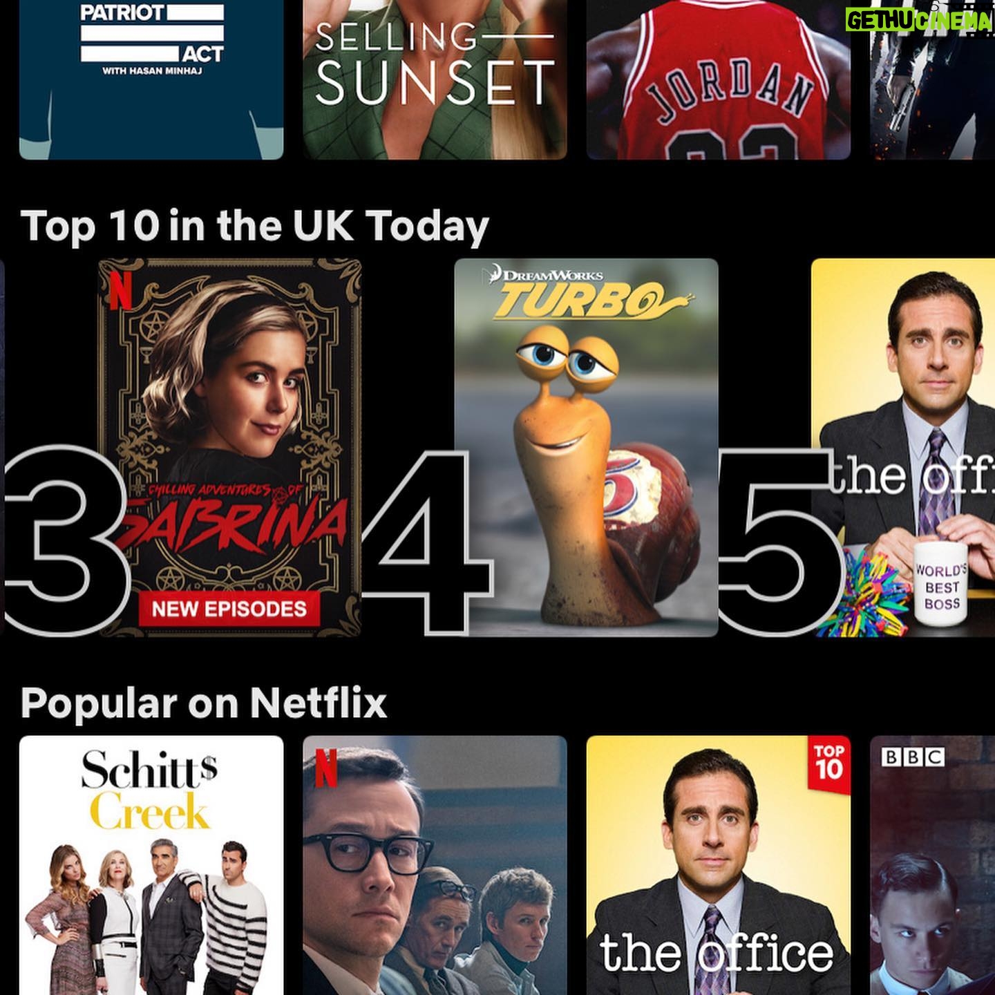 Chance Perdomo - 190.3K Likes - 1 week in & YOU’VE made @sabrinanetflix @netflix #3 show in the world!! My Technological illiteracy aside, I could just about screenshot my home countries of USA🇺🇸 & U.K.🇬🇧 (someone teach me how to VPN) but it wouldn’t be right without a BIG OL’ 🥃 of Gratitude to YOU ALL! the fans, my bosses in:
Australia🇦🇺 France🇫🇷 India🇮🇳 Russia🇷🇺 Belgium🇧🇪 Bulgaria🇧🇬 Cyprus🇨🇾 Czech Republic🇨🇿 Dominican Republic🇩🇴 Ecuador🇪🇨 Kuwait🇰🇼 Latvia🇱🇻 Lithuania🇱🇹 Luxembourg🇱🇺 Morocco🇲🇦 Nicaragua🇳🇮 Nigeria🇳🇬 Panama🇵🇦 Portugal🇵🇹 Poland🇵🇱 Qatar🇶🇦 Romania🇷🇴 Saudi Arabia🇸🇦 Slovakia🇸🇰 Switzerland🇨🇭 United Arab Emirates🇦🇪
Thank you for pushing us up the ranks. For holding us in your Top 3. Thank you for the love & support. God bless you all. #2021 ✌🏾