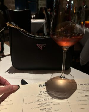Chanel Mack Instagram - I like to eat and drink, baby. I like my life like that. I really, really like it like that. Another wonderful meal at @epicsteak, and yes their steak is epic.