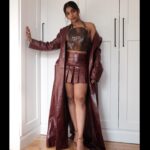 Charithra Chandran Instagram - You see my, thick thighs Lost when you look into my brown eyes See, my little waist can make you switch sides You never know the devil in a disguise Styling: @hollyevawhite wearing @tolucoker Hair: @hairbychrislong using @dysonhairpro Makeup: @louisekimmakeup using @maccosmeticsuk Thank you for having me @britishvogue @netflixuk ❤️