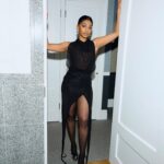 Charithra Chandran Instagram - Good vibrations only ✨ 📸 @patrickwilson @pipbourdillon Styling: @hollyevawhite in @supriya_lele @jessica_mccormack @jimmychoo Hair: @patrickwilson Face: @kennethsohmakeup and @sundayrileyeurope Thank you everyone! Xx