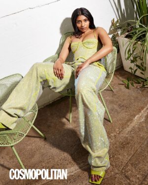 Charithra Chandran Instagram - “I have always been delusional, yes. And it has led me to great heights and very low lows” 

@cosmopolitanuk 
EIC: @claire_hodge 
Photographer: @zoemcconnell 
Stylist: @saskiaquirke 
Talent Editor: @olivia__blair 
Hair: @patrickwilson 
Make-Up: @kennethsohmakeup 
Nails: @jadefordlondon 
Creative Director: @declanfahy 
Art Director: @willmatic101 
Photo Directors: @hearstphotodirector / @emilybaho