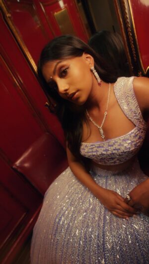 Charithra Chandran Instagram - Get ready with #Bridgerton star @charithra17 as she prepares for a night of sparkling Diwali celebrations at @thesavoylondon. Dressed in a glittering dress, the actress rounded off the look with dazzling jewels from Cartier – with a history of craftsmanship long intertwined with India, the Maison was the perfect choice for celebrating the Festival of Light. Find out more at the link in bio.