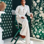 Charithra Chandran Instagram - Ball girl 🎾 Thank you @ralphlauren Always the best day out! X . . Styling @hollyevawhite Hair @patrickwilson Makeup @sarahillmakeup