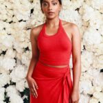 Charithra Chandran Instagram - Nothing can beat a Ralph Lauren Wimbledon 🍓🎾🍓 Thank you @ralphlauren and @britishvogue for such a wonderful day out. A highlight of the summer! Styling: @hollyevawhite in @ralphlauren @poloralphlauren Makeup: @sarahillmakeup Hair: @patrickwilson For @wimbledon xx