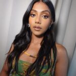 Charithra Chandran Instagram - In case you forgot ❤️ Thank you @priya.ahluwalia1 for the beautiful outfit! . Styling: @hollyevawhite in @ahluwalia and @debeersofficial Makeup: @sofiamariamua using @charlottetilbury