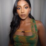Charithra Chandran Instagram - In case you forgot ❤️ Thank you @priya.ahluwalia1 for the beautiful outfit! . Styling: @hollyevawhite in @ahluwalia and @debeersofficial Makeup: @sofiamariamua using @charlottetilbury