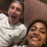 Charithra Chandran Instagram - Dear @sebastiancroft Thank you for being the best partner I could wish for on this journey we’ve been on over the past two years. The fact that we started our acting careers together 15 years ago (unbeknownst to us until half way through filming) and now we’re starring as leads on my first film is mad, mad synchronicity. Your friendship is one of favourite things that came out of this filming experience. Thank you and love you ❤️ 📸 @pipbourdillon @primevideouk @hollyevawhite @kennethsohmakeup @patrickwilson @harry_lambert @liztaw