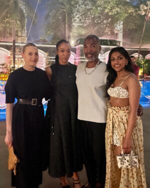 Charithra Chandran Instagram - “Maybe The Real Treasure Was the Friends We Made Along the Way” @dior ❤️

I CANNOT TELL YOU HOW INSANELY EXCITED I WAS TO MEET REKHA. STARSTRUCK. SHE’S EVEN MORE ELEGANT AND BEAUTIFUL IN PERSON.
