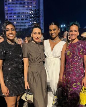 Charithra Chandran Instagram - “Maybe The Real Treasure Was the Friends We Made Along the Way” @dior ❤️

I CANNOT TELL YOU HOW INSANELY EXCITED I WAS TO MEET REKHA. STARSTRUCK. SHE’S EVEN MORE ELEGANT AND BEAUTIFUL IN PERSON.