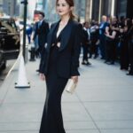 Charlene Choi Instagram - The joy of dressing up 🖤 Glad to meet everyone at @ralphlauren FH24 show ✨ @ralphlauren #RalphLaurenHK #rlfh24