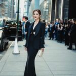 Charlene Choi Instagram - The joy of dressing up 🖤 Glad to meet everyone at @ralphlauren FH24 show ✨ @ralphlauren #RalphLaurenHK #rlfh24