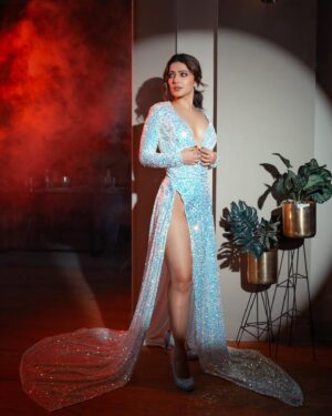 Charlie Chauhan Instagram - Shot by @areesz 
Makeup by @blush_on_by_shrutishah 
Hair @lavish_beauties_by_lavanya 
Location @bookrecce_locations @stardomcelebritymanagement 
Styled by @priyanshi2102 
Outfit @aayannabysiimie
Jewel @the_jewel_gallery
Heels @londonrag_in