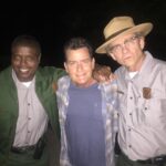 Charlie Sheen Instagram - really grateful to these amazing Park Rangers Stultz and McCoy for showing that Grizzly Bear who was really in charge! Give my pal @tonytodd32 a follow to see what else we have been up to.