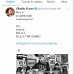 Charlie Sheen Instagram - 5 years ago today @charliesheen sent a tweet out that started a great collaboration and a great friendship!!! #mostlystoned #charliesheen #timmontana