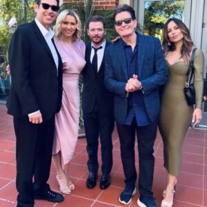 Charlie Sheen Instagram - The Bar Mitzvah crew. #rambleon