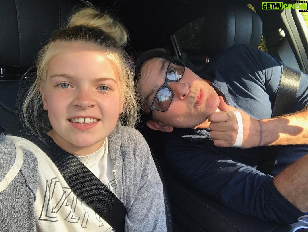 Charlie Sheen Instagram - good thing we're not in the U.K., or my adorable and ebullient 11 year old daughter, Lola, wound be driving! ❤️©❤️ #ProudPapa