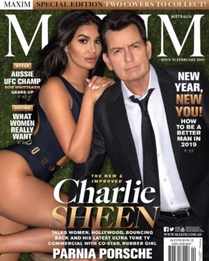 Charlie Sheen Instagram - ‪ honored‬
‪  and very‬
‪  much‬
‪  flattered!‬ ‪  i may be the‬
‪  first,‬
‪  but  i certainly‬
‪  won't be the last!‬ ‪  trailblazing,‬
‪ (if i may be so bold)‬
‪  still suits me!‬ ‪ ❤️©️❤️‬
‪ ‬